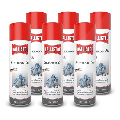 Ballistol 6x 400ml Silikon-Öl Spray von Ballistol