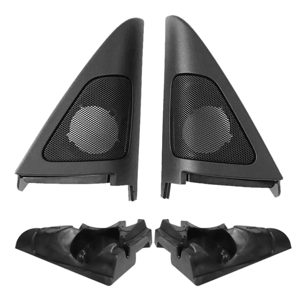 Balrbex Set Auto Vorder TüR Lautsprecher Audio Abdeckung Horn HochtöNer Lautsprecher Abdeckung Verkleidung mit Schaum für 3Er E92 E93 2006-2013 von Balrbex