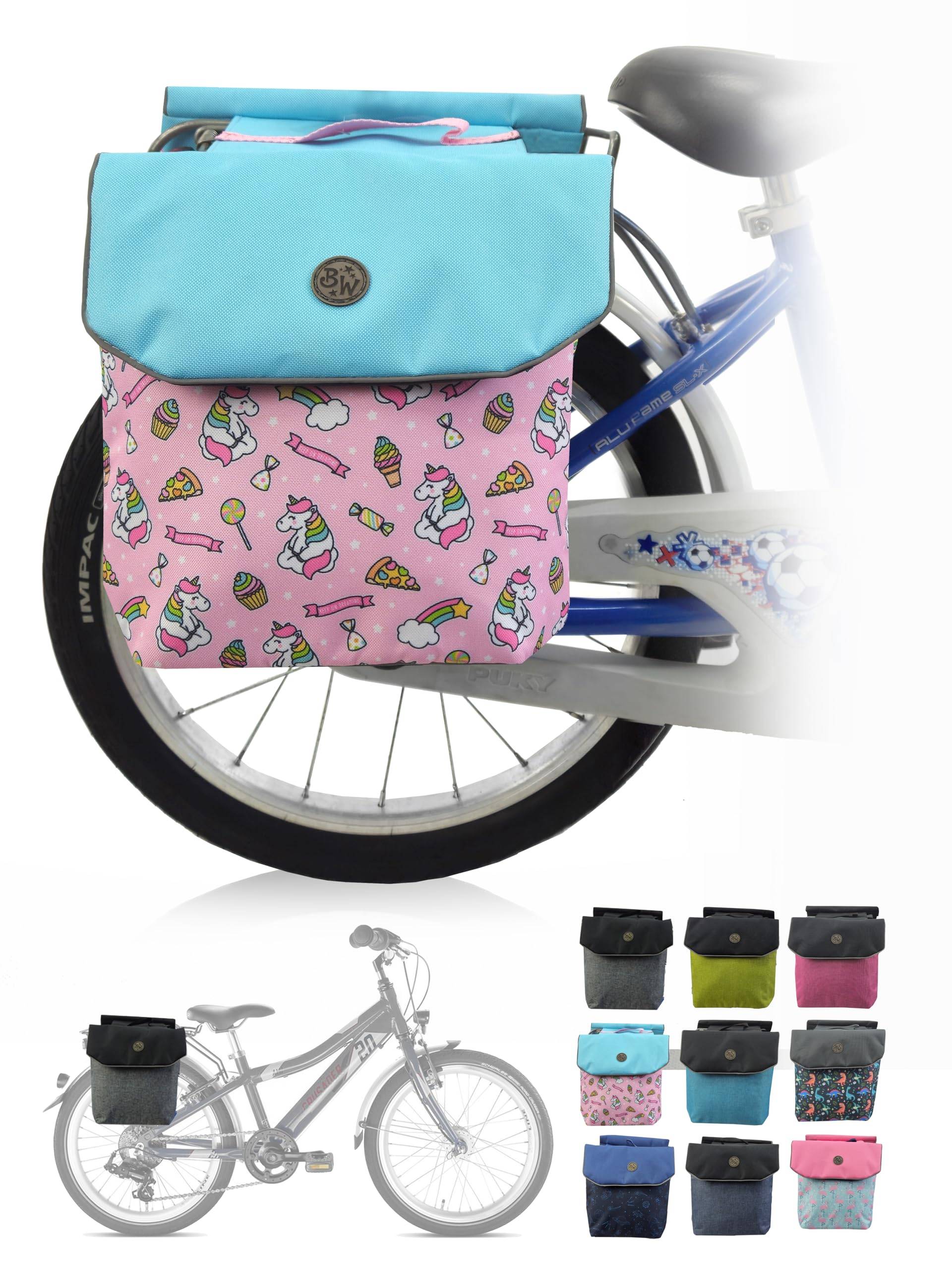 BambiniWelt by Rafael K. Gepäcktasche Gepäckträgertasche für Fahrrad [Fahrradtasche für Kinder] wasserabweisend geeignet für 18-24 Zoll z.B. für alle Puky Räder (M2) (Modell 20 (M2)) von BambiniWelt by Rafael K.