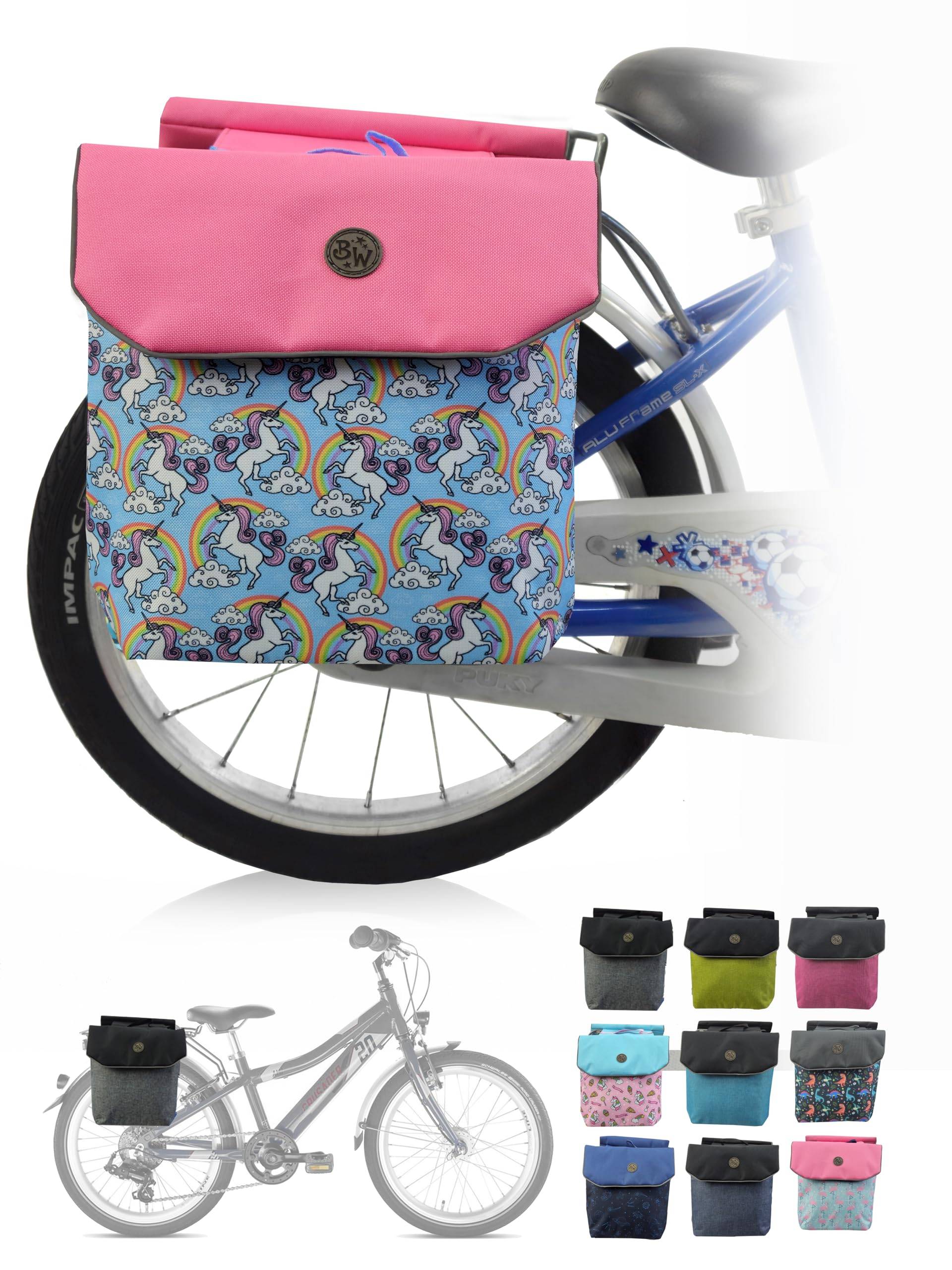 BambiniWelt by Rafael K. Gepäcktasche Gepäckträgertasche für Fahrrad [Fahrradtasche für Kinder] wasserabweisend geeignet für 18-24 Zoll z.B. für alle Puky Räder (M2) (Modell 4 (M2)) von BambiniWelt by Rafael K.