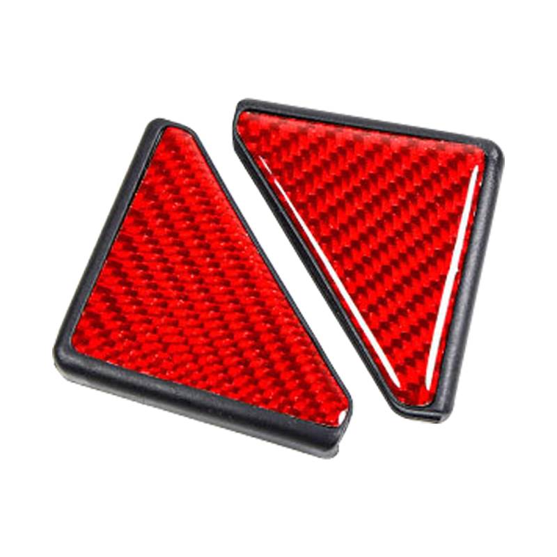 2Pcs Auto Tür Ecke Anti-Scratch Abdeckung Auto Zubehör Car Accessories, Auto Vordertür Ecke Anti-Kollision Abdeckungen, Autotür Kantenschutz, Universal Protector Eckenschutz Aufkleber (Rot) von Bamyli