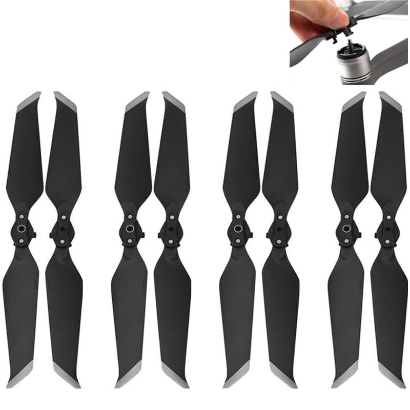 8 Stücke Propeller Replacement für DJI Mavic 2 Pro/Mavic 2 Zoom Prop Blades Ersatzpropeller Blätter Geräuscharm Zubehör Zoom Drone Accessories für DJI Mavic 2 Pro/Mavic 2 Zoom Drohnen 8-teilig, Sliver von Bamyli