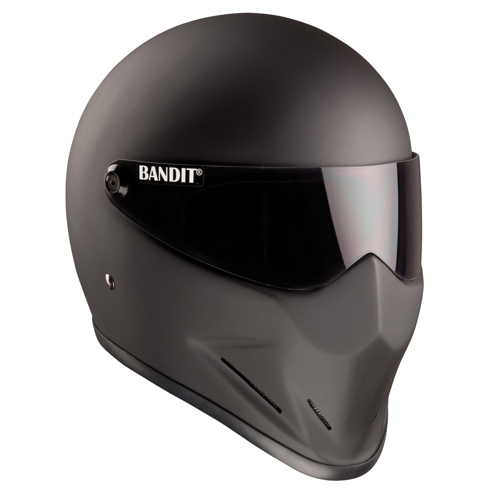 Bandit Helm Crystal für Streetfighter, Sports-Farbe:mattschwarz;Größe:L von BAND-IT