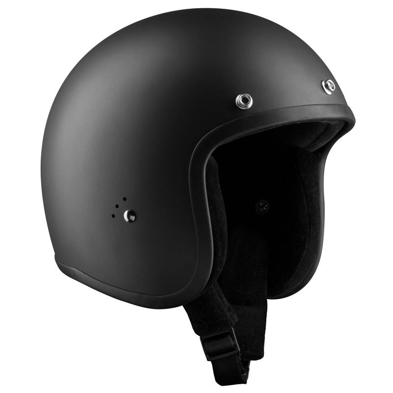 Bandit Helmets Jethelm ohne ECE Mattschwarz, Sports-Farbe:matt schwarz;Größe:S (55-56cm) von Band-It