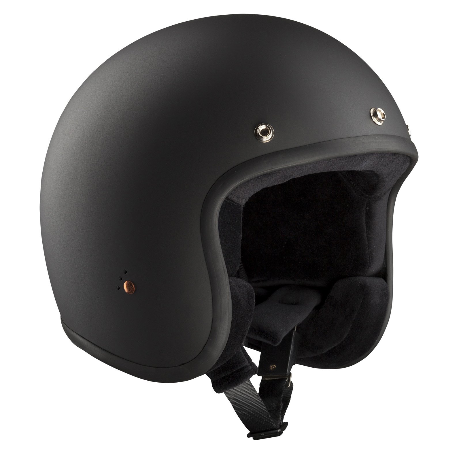 Bandit Helmets Motorradhelm ECE Jet, ECE 22-05 geprüfter Jethelm in kleiner Bauweise,Größe:ECE-M2(58);Farbe:ECE dull black von Band-It