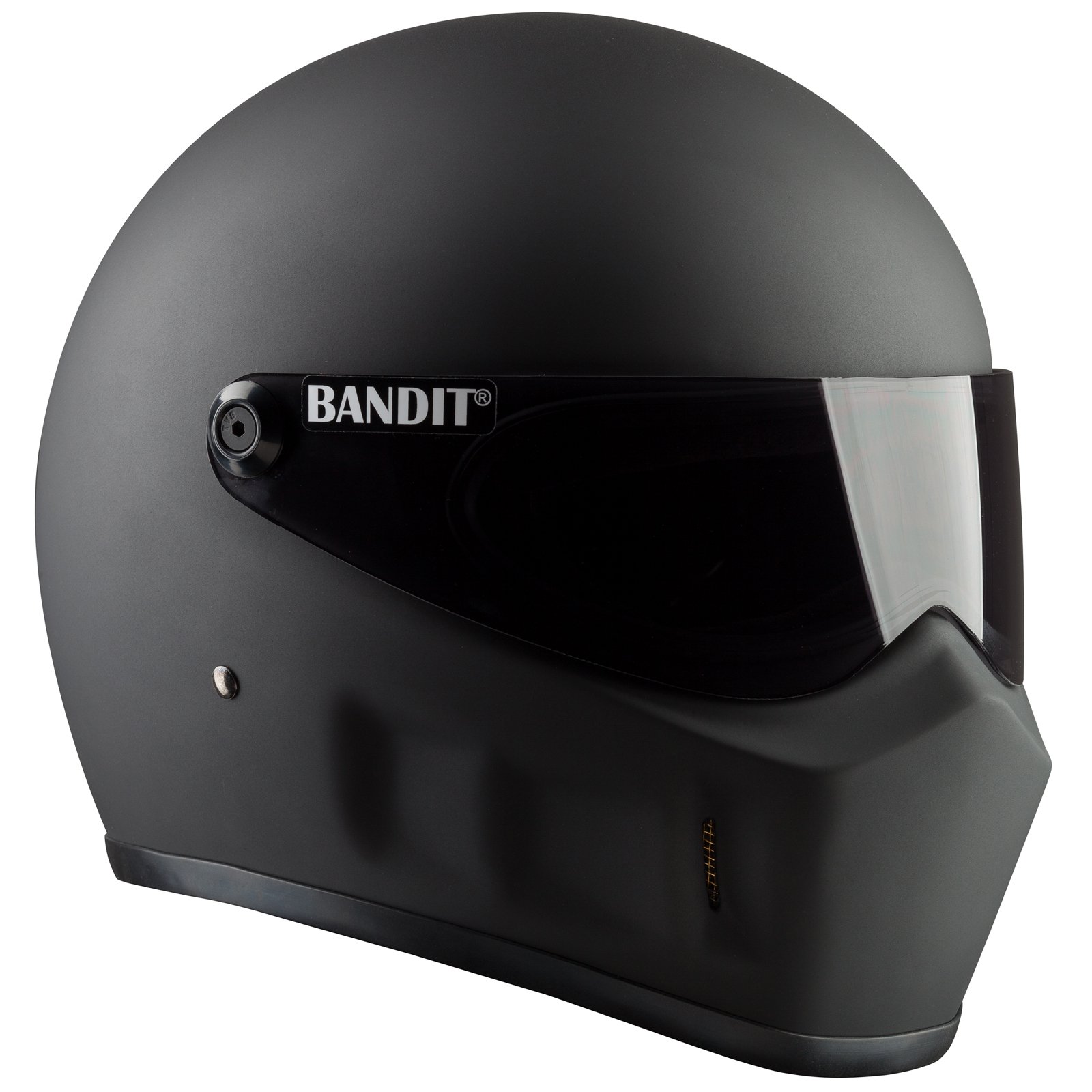 Bandit Super Street 2 Helm Schwarz Matt S (55/56) von BAND-IT