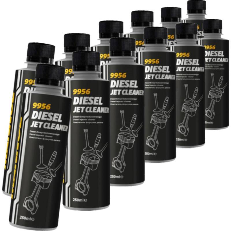 12x 250ml Diesel JET CLEANER EINSPRITZDÜSEN Reiniger INJEKTOR ADDITIV von BandelOne