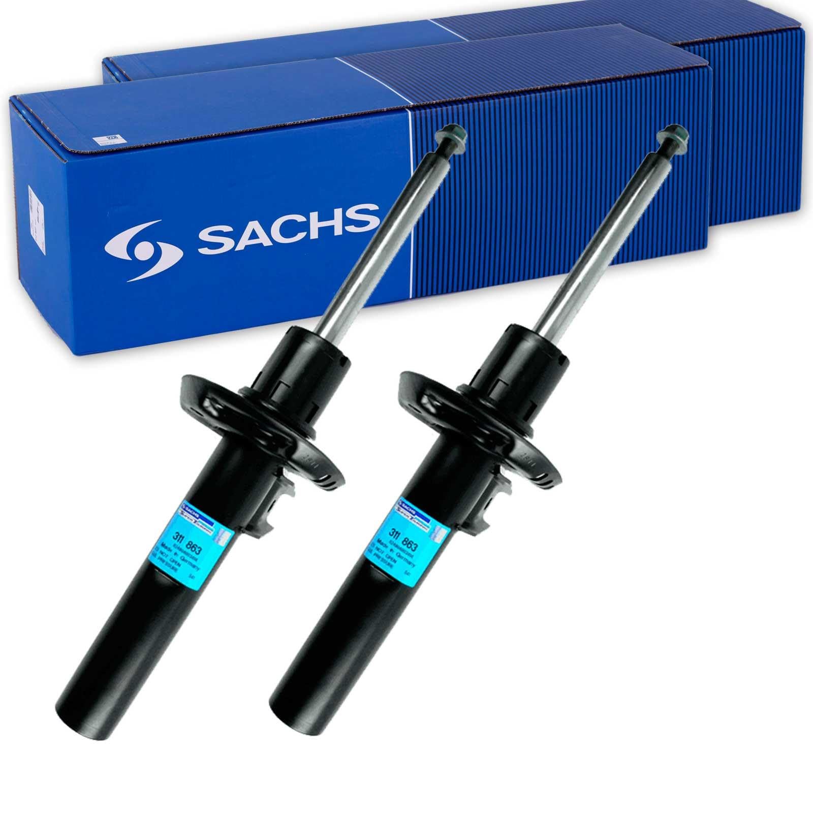 2 SACHS Gasdruck Stoßdämpfer Ø55mm vorne für Golf 5 + 6 Passat B6,B7 3C Octavia von BandelOne