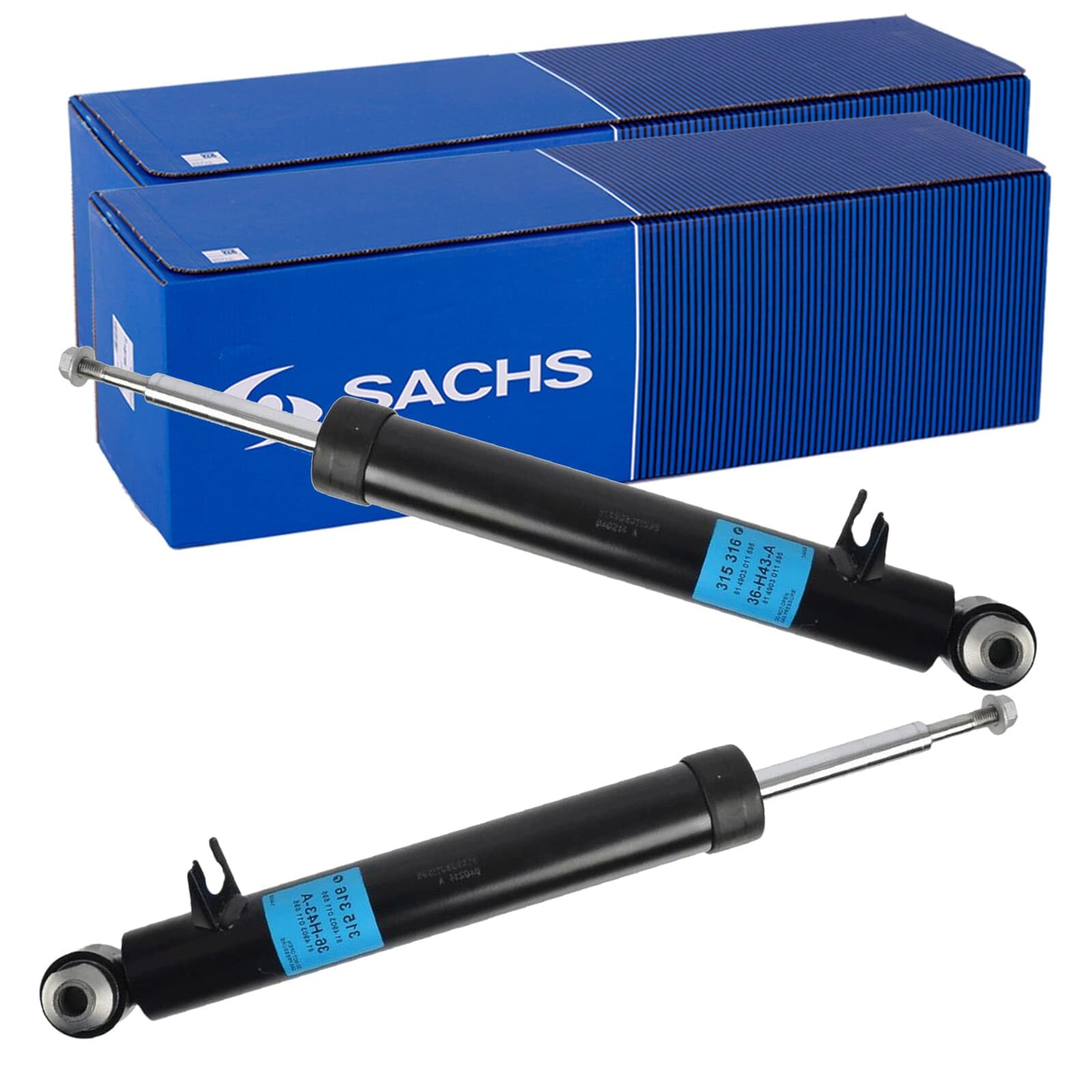 2X SACHS Gasdruck Stoßdämpfer hinten passend für X5 X6 links + rechts von BandelOne