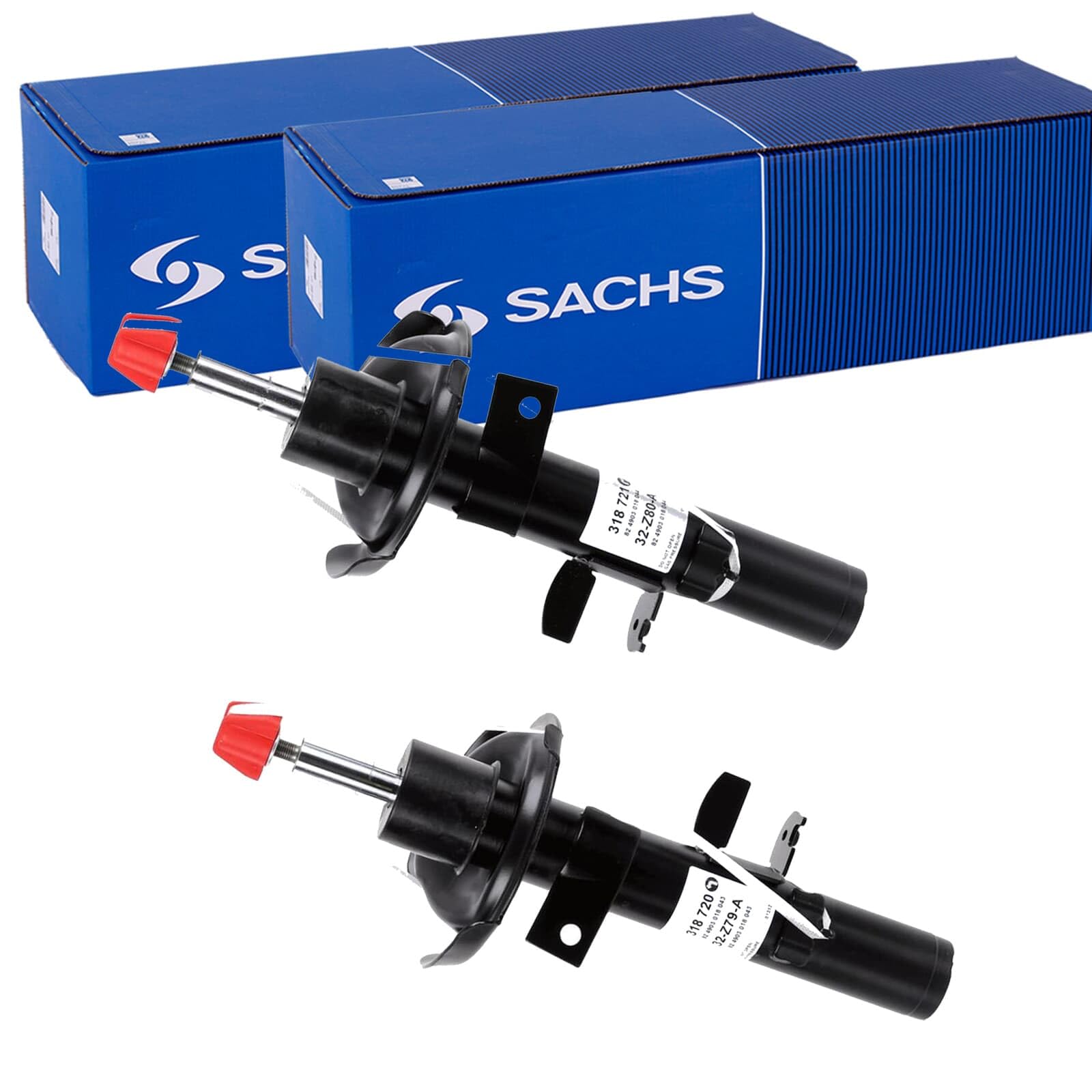 2X SACHS Gasdruck Stoßdämpfer vorne passend für Focus links + rechts von BandelOne