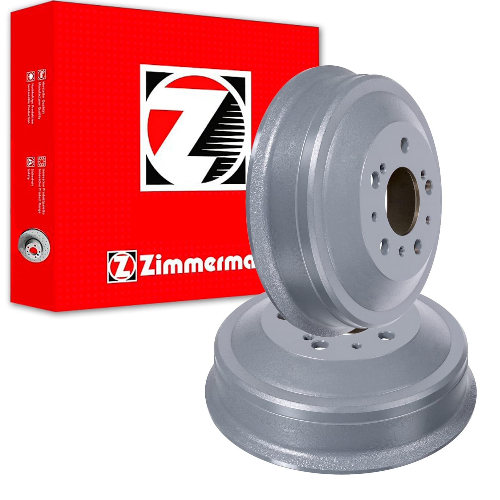 2X Zimmermann 254,5mm Bremstrommeln hinten passend für C25 Jumper von BandelOne