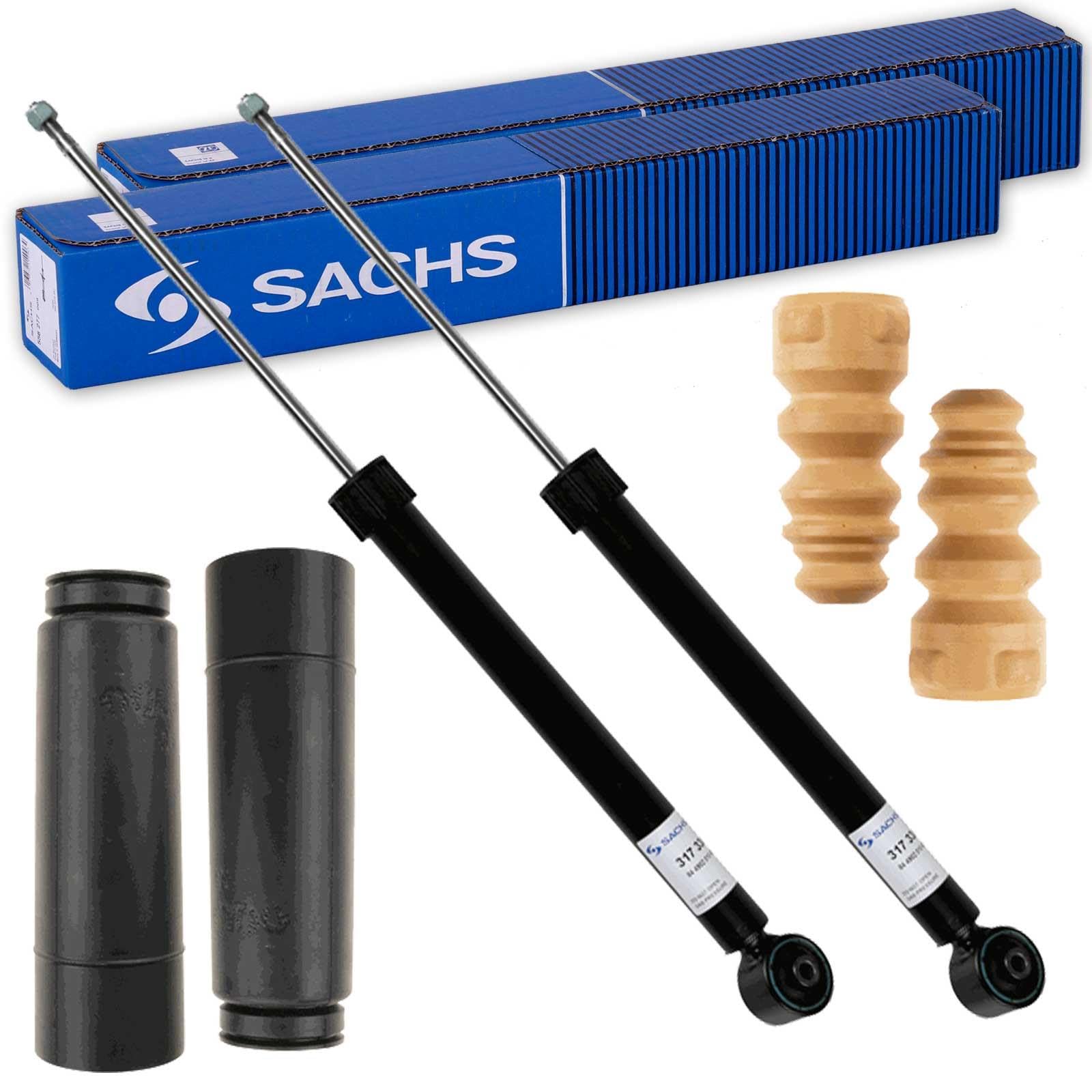 2x SACHS Stoßdämpfer + Protection-Kit hinten für Polo 9N + IBIZA 4 von BandelOne