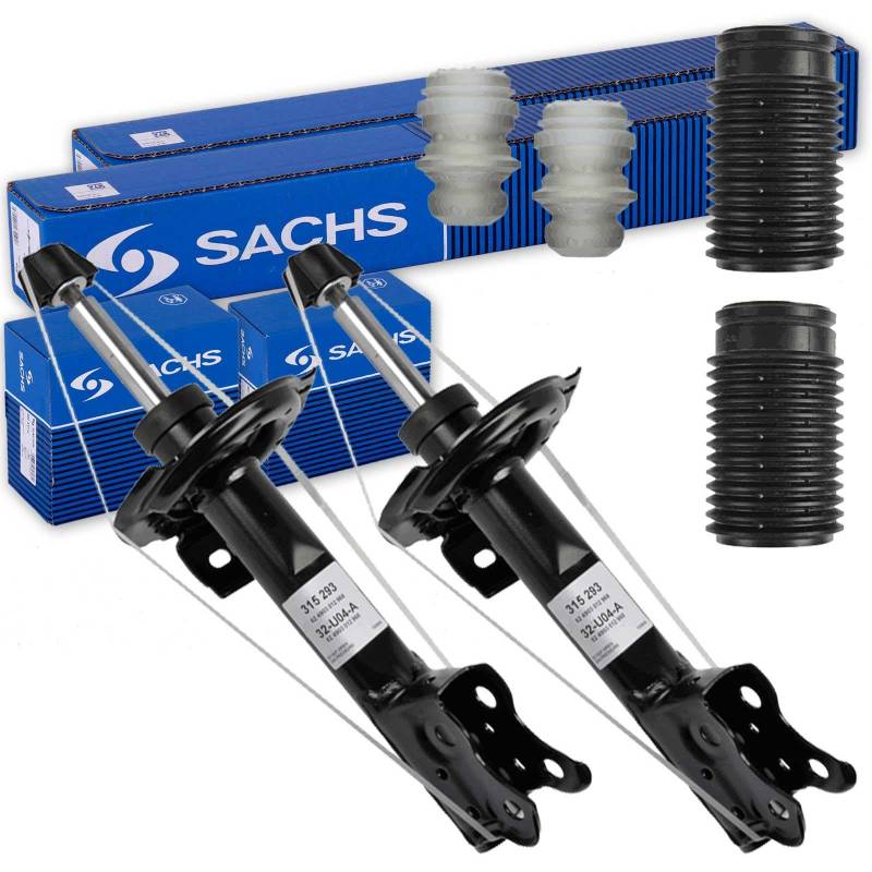 2x SACHS Stoßdämpfer + Service-Kit vorne passend für A/B-Klasse W169 W245 von BandelOne