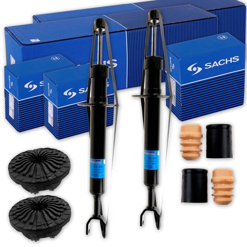 2x SACHS Stoßdämpfer Domlager 1x Protection-Kit vorne für A6 AVANT (C6) von BandelOne