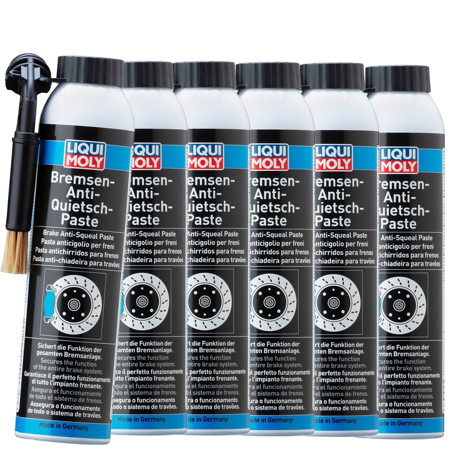 6x 200ml LIQUI MOLY Bremsen-Anti-Quietsch-Paste Bremsenpaste Pinseldose von BandelOne