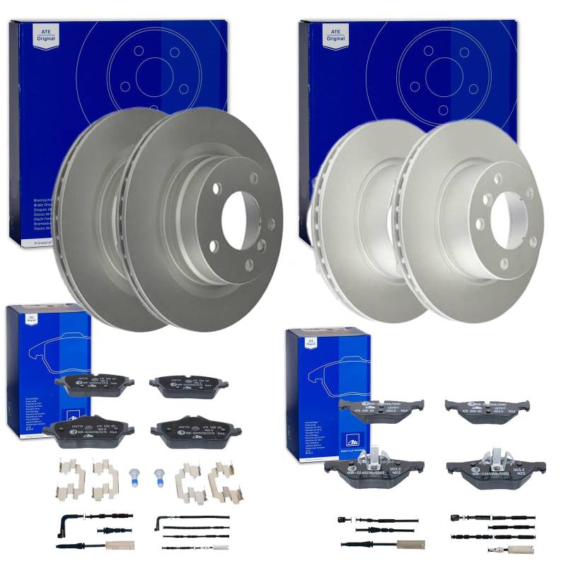 ATE Bremsscheiben + CERAMIC vorne + hinten passend für 1er E81 E87 nur 118d von BandelOne