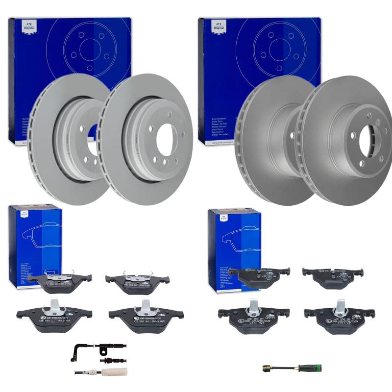 ATE Bremsscheiben + CERAMIC vorne + hinten passend für 5er E61 Touring/Kombi von BandelOne