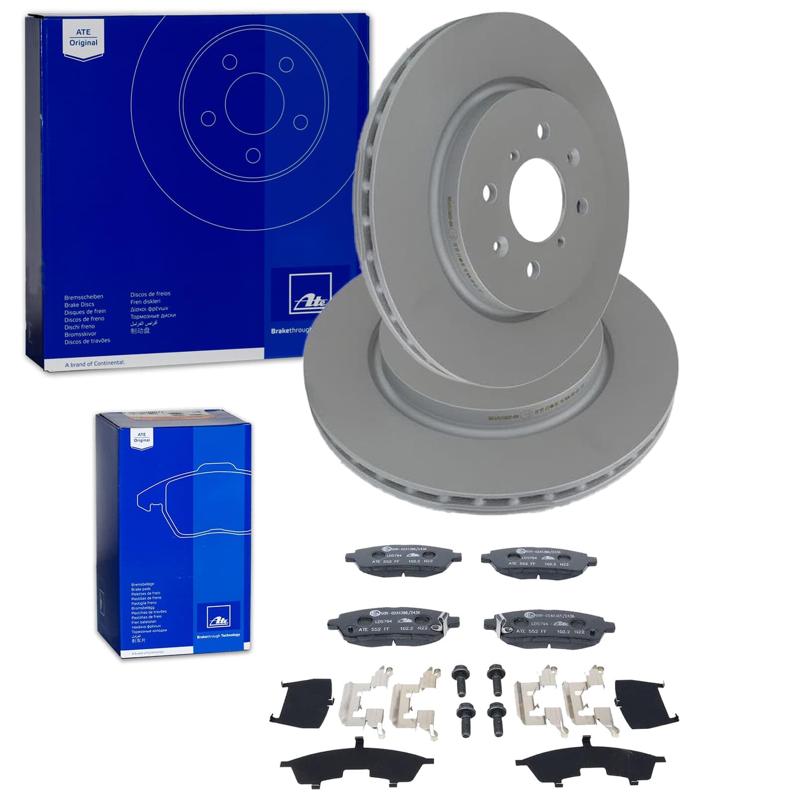 ATE Bremsscheiben 272mm + Beläge vorne passend für SWIFT 4 IV FZ NZ von BandelOne