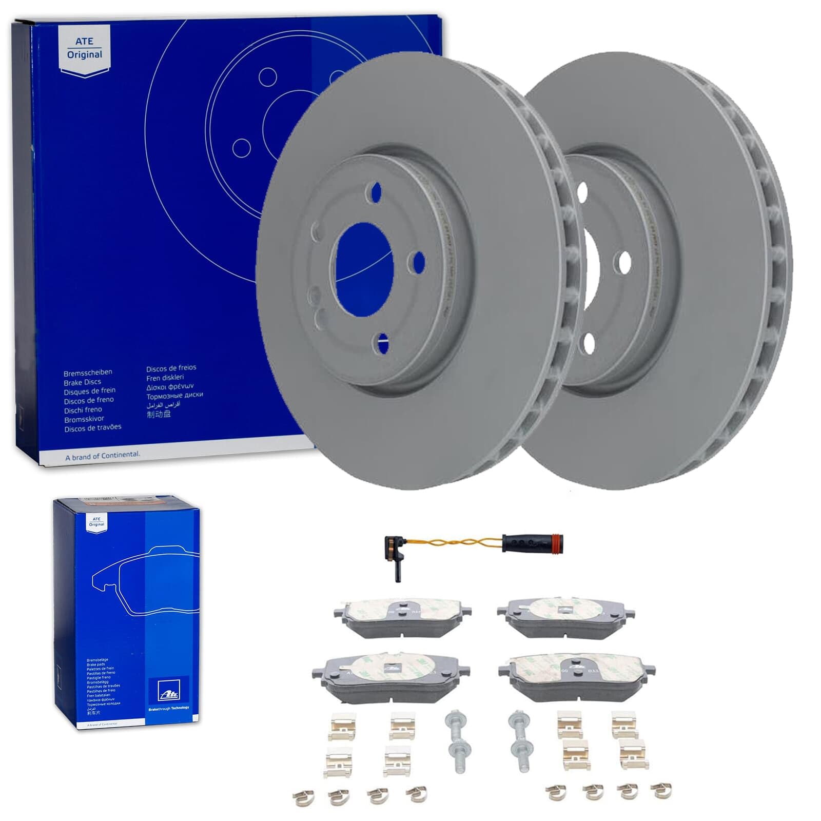 ATE Bremsscheiben 318mm + Beläge vorne passend für A-Klasse W177 von BandelOne