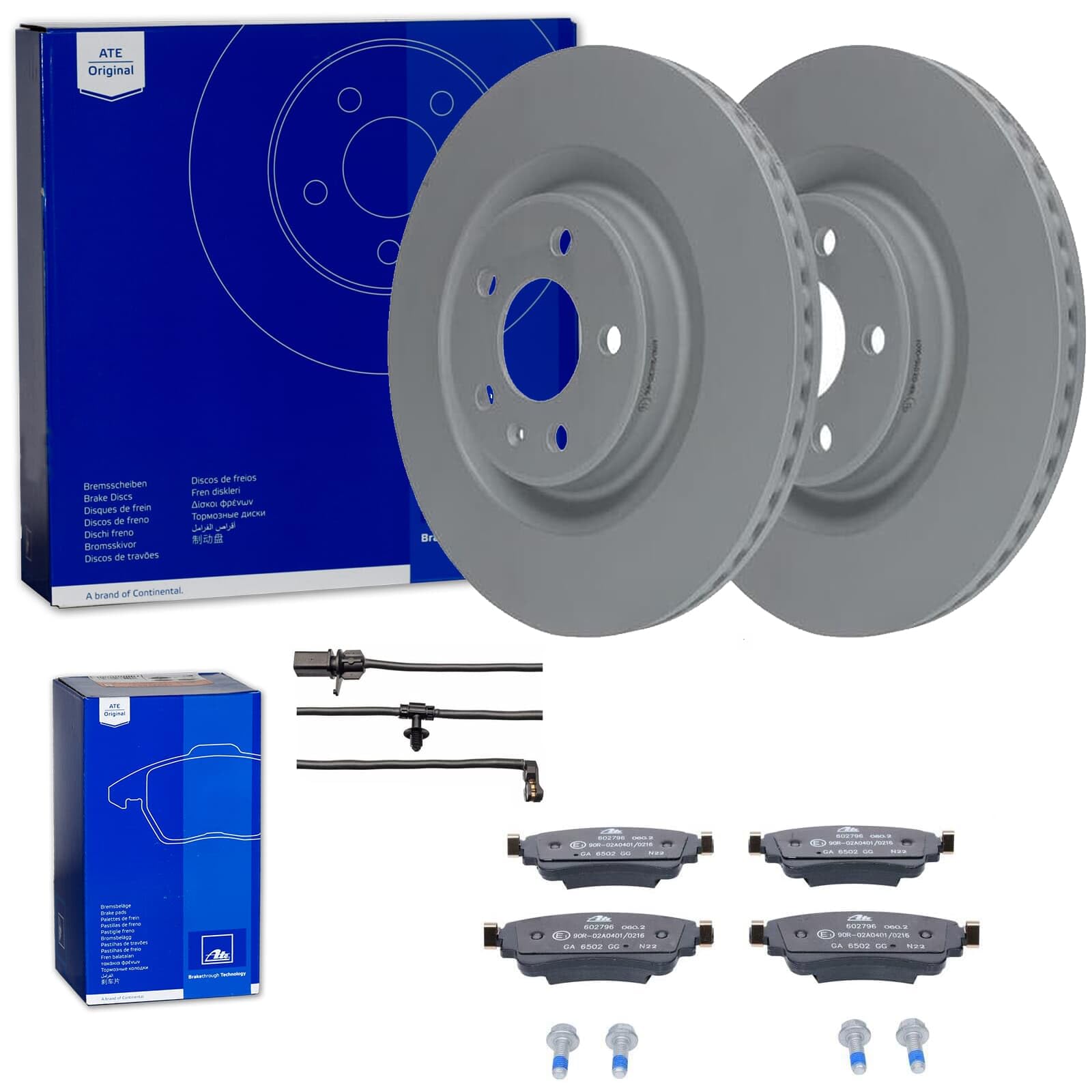 ATE Bremsscheiben 330mm + Beläge hinten passend für Q7 4M Bj. 2015-2019 von BandelOne