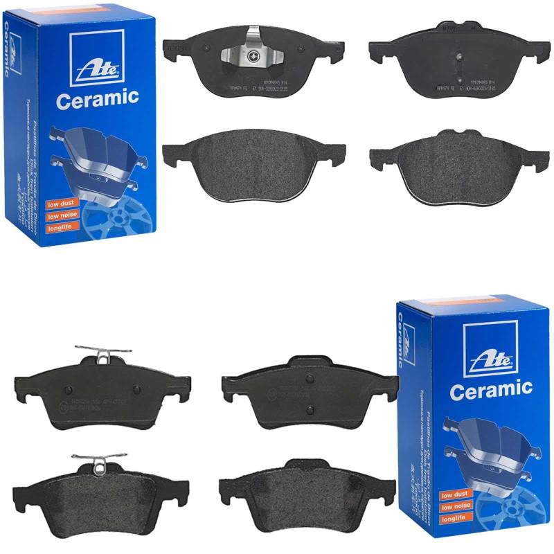 ATE CERAMIC BREMSBELAG vorne + hinten für C-Max 1 + 2 Focus 2 + 3 Transit von BandelOne