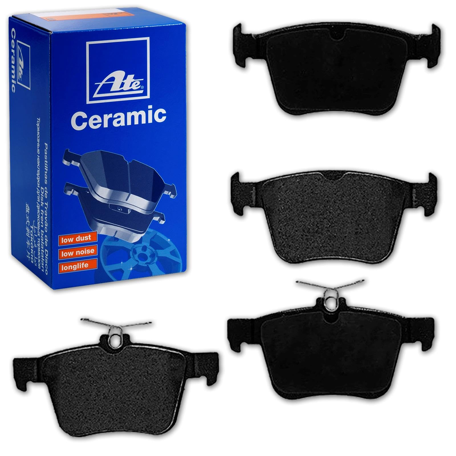 ATE CERAMIC Bremsbeläge hinten für Golf 7 5T A3 Q2 TT Leon ATECA von BandelOne