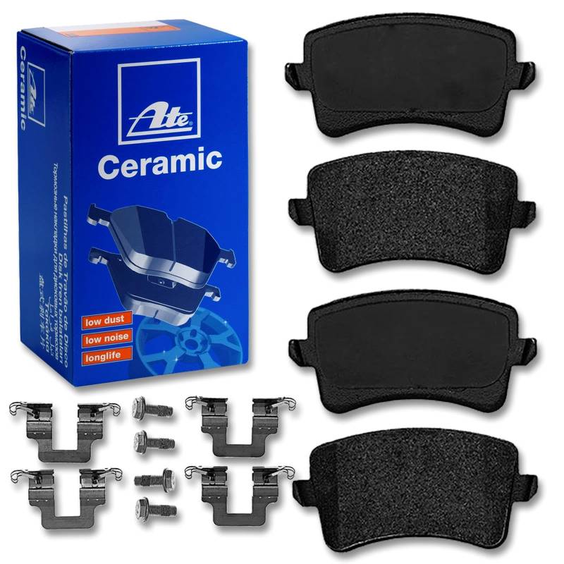 ATE CERAMIC Bremsbeläge hinten passend für A4 8K B8 + A5 8T 8F + Q5 8R von BandelOne