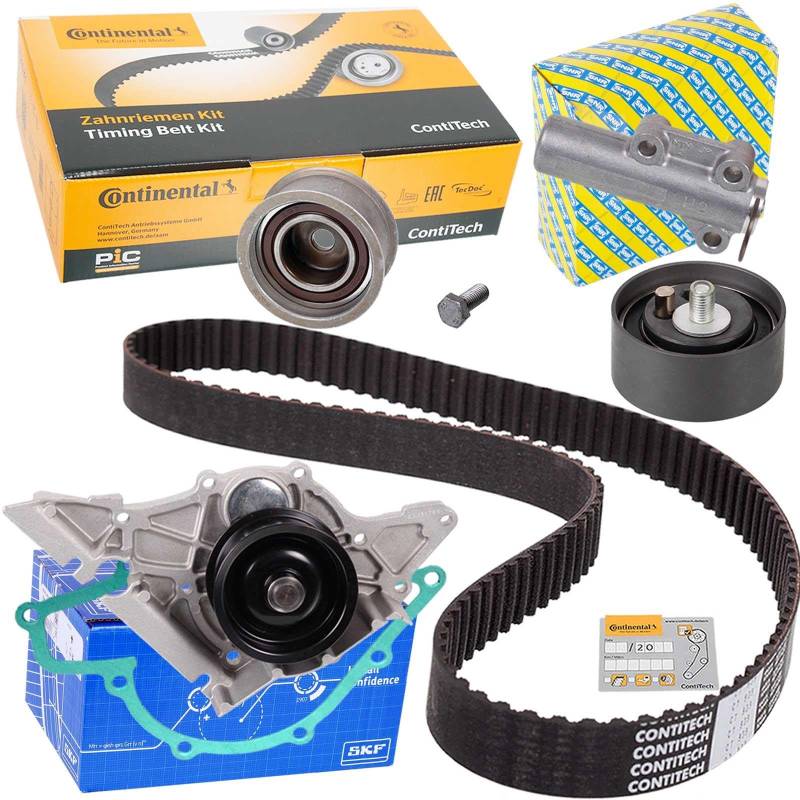 CONTI Zahnriemen + SKF Wasserpumpe für A4 B5 + B6 + B7 A6 4B C5 A8 4D Passat 3B V6 von BandelOne