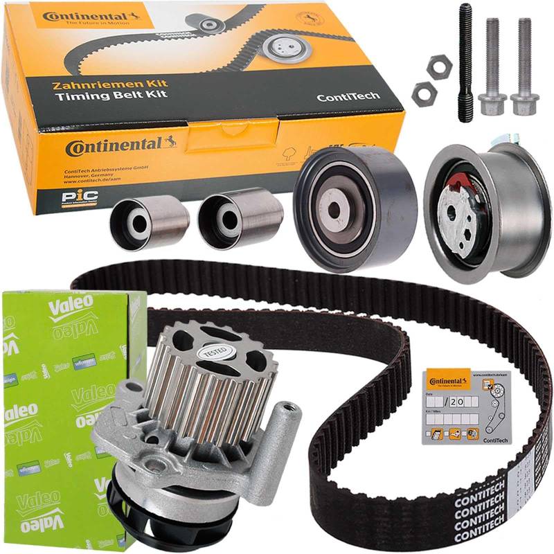 CONTI Zahnriemensatz VALEO Wasserpumpe für A3 A4 A5 Golf 5 Passat 3C von BandelOne