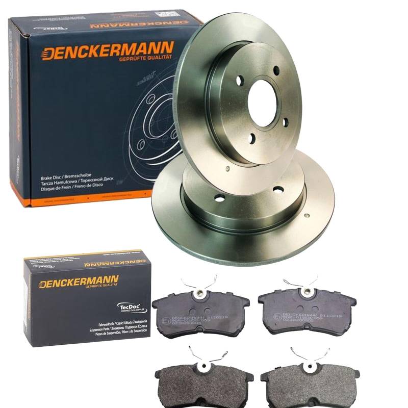 Denckermann Bremsenset 253mm hinten passend für Focus 1 Bj 1998-2004 von BandelOne