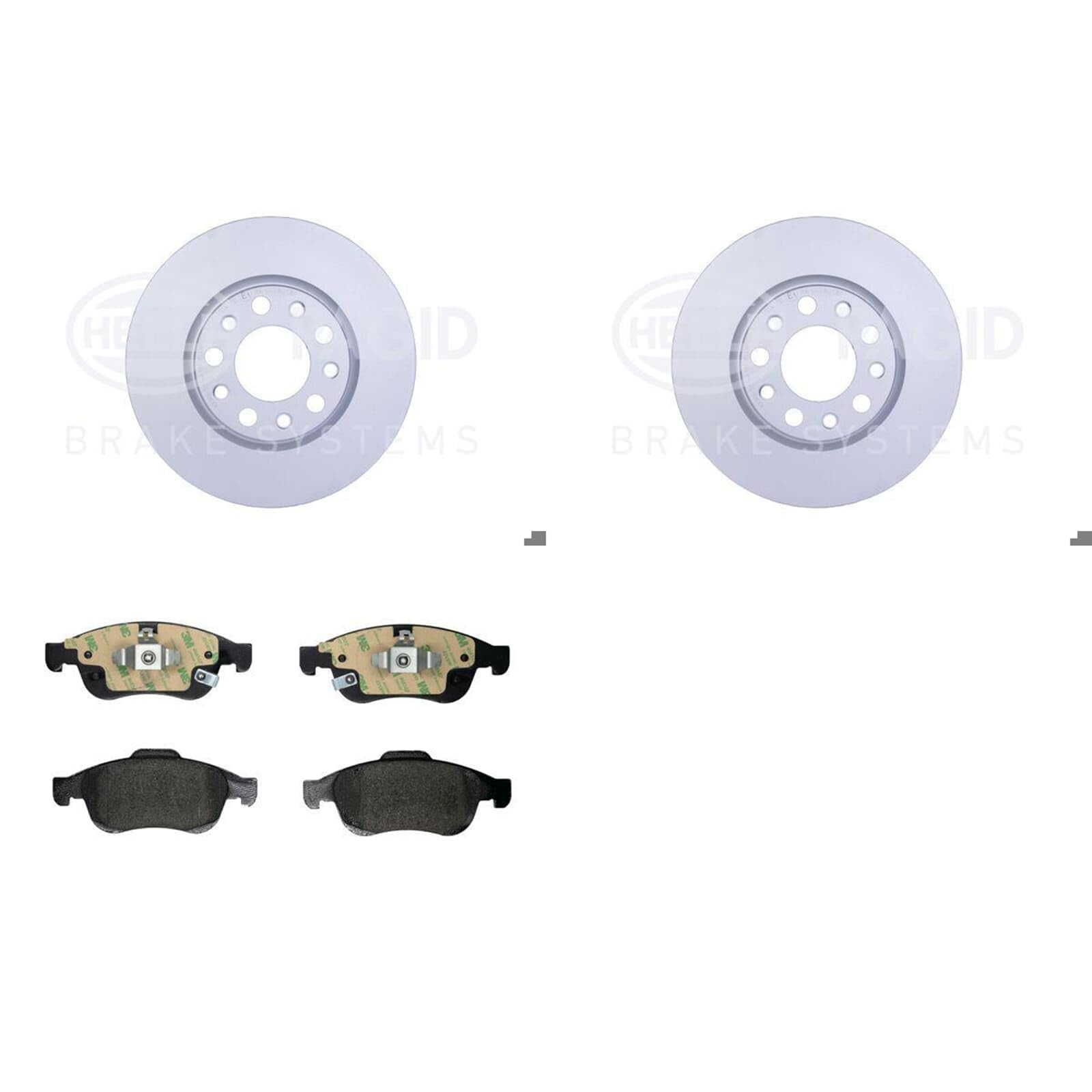 HELLA PAGID Bremsenset 281mm vorne passend für 500X [334] SUV von BandelOne