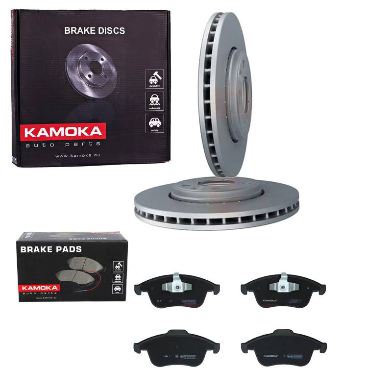 KAMOKA Bremsenset 296mm vorne passend für Megane 3 Grand/SCENIC 3 von BandelOne