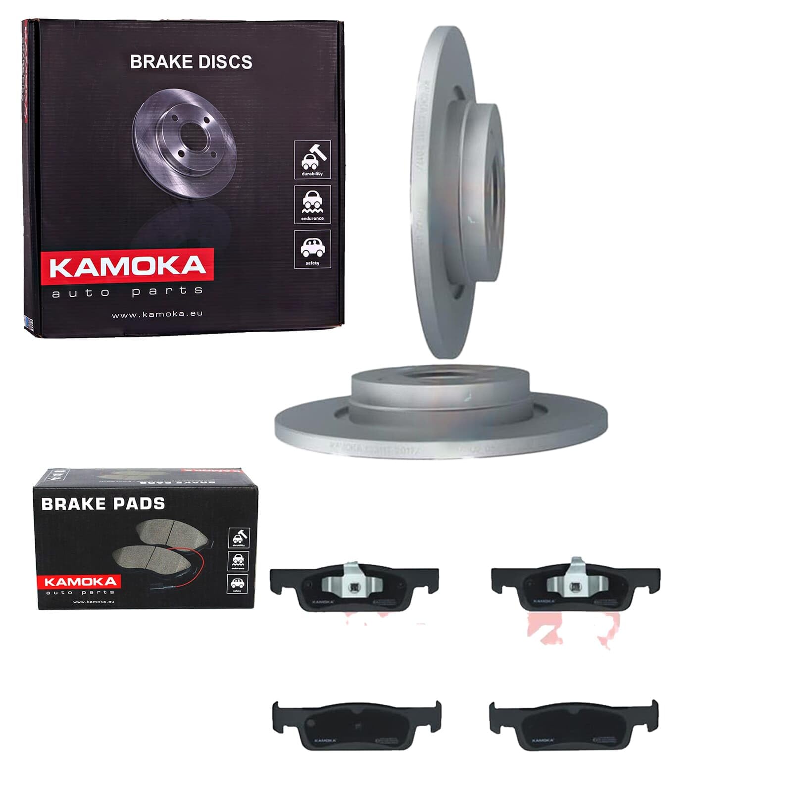 KAMOKA Bremsscheiben 259mm + Beläge vorne passend für Twingo 3 von BandelOne