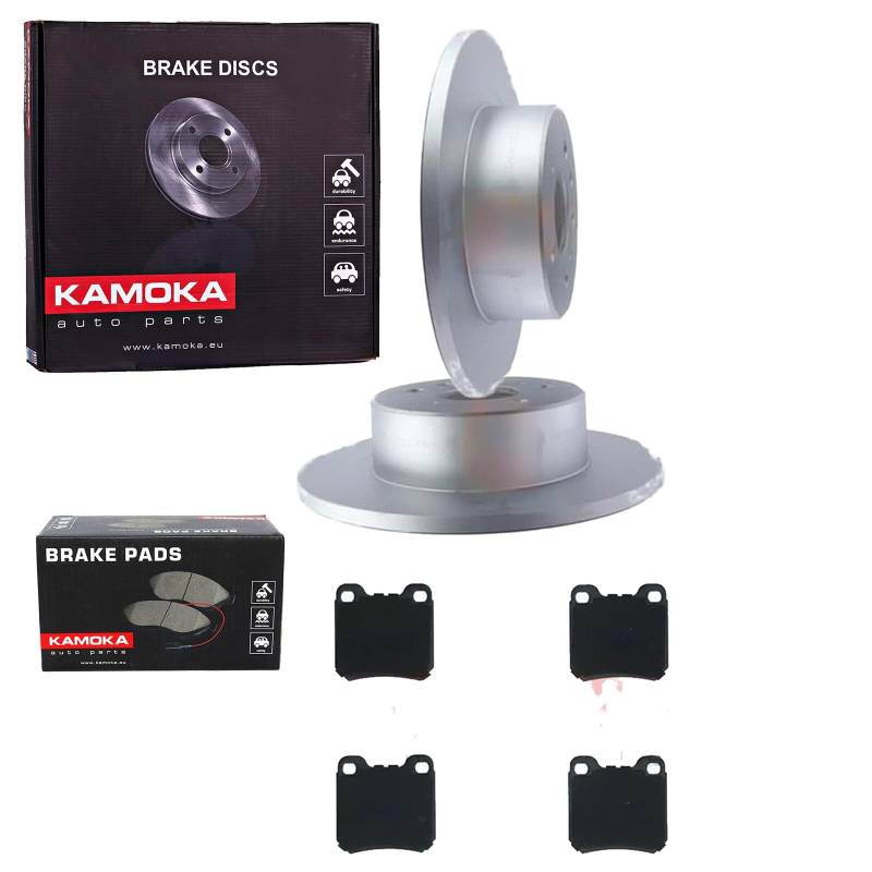 KAMOKA Bremsscheiben 286mm + Beläge hinten passend für OMEGA B Limo Caravan von BandelOne