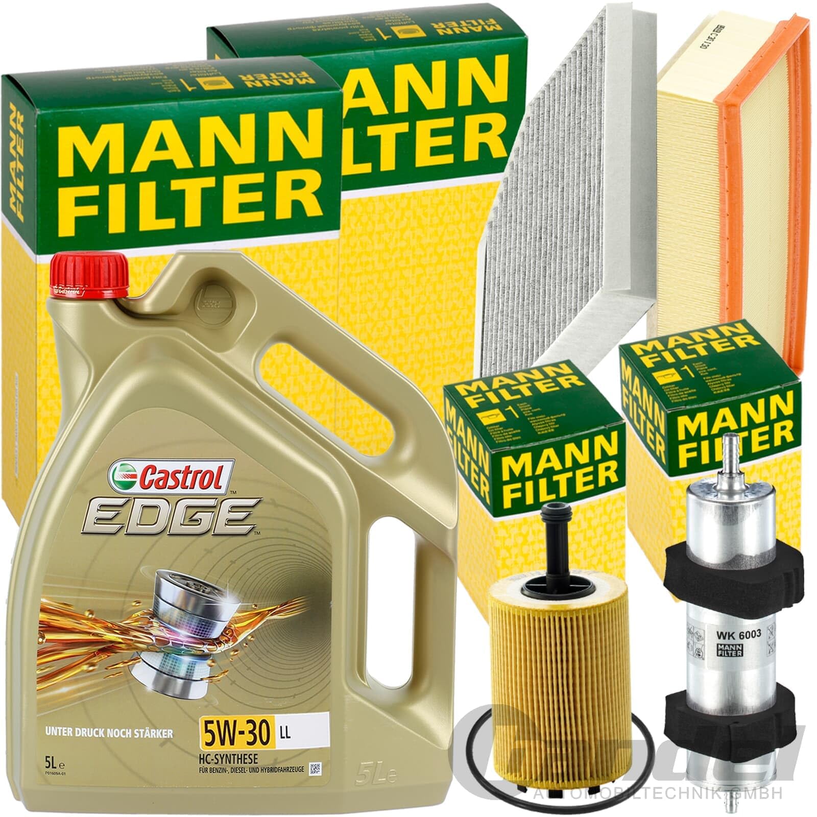 Inspektionspaket + 5L 5W-30 Öl passend für A4 B8 A5 8T 2.0TDI von BandelOne