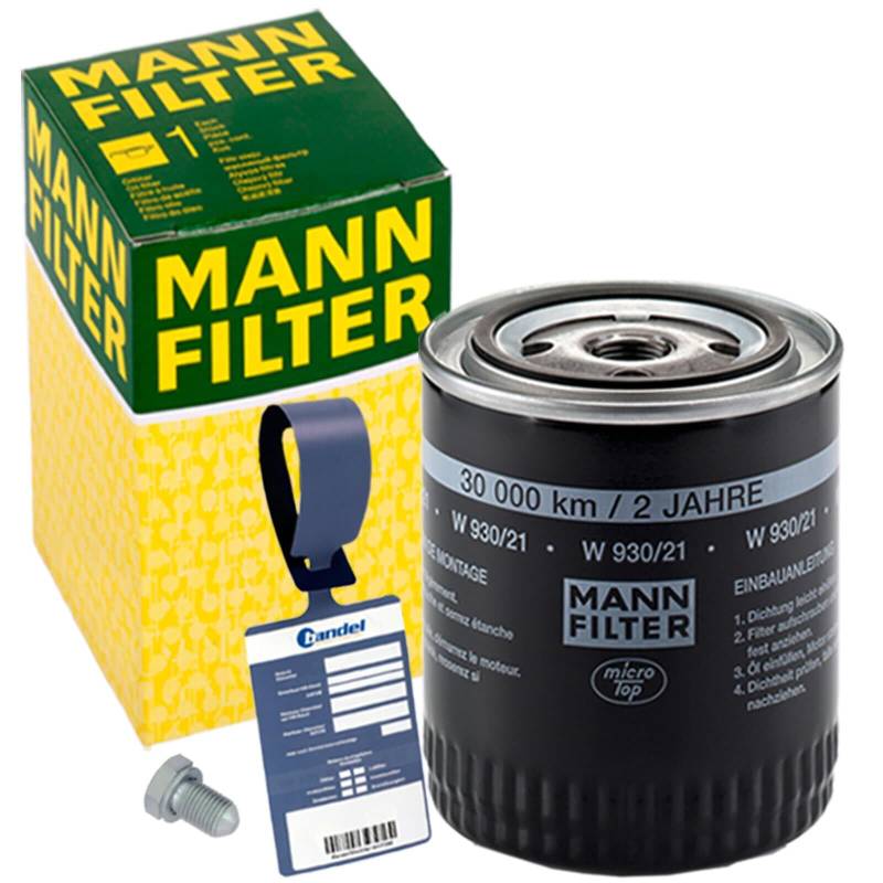 Öl-Filter Ölwechselset passend für A4 B5-B7 A6 C5 + C6 Passat B5 von BandelOne