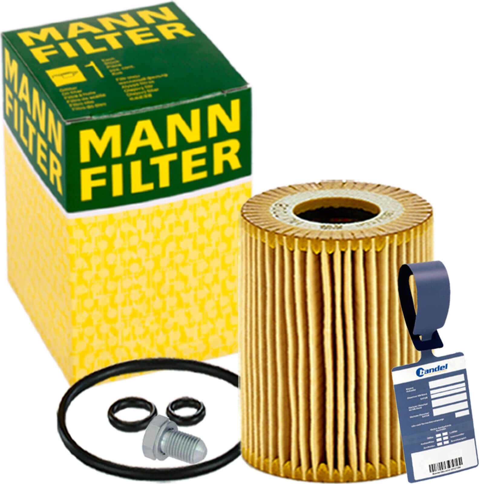 Öl-Filter WECHSEL passend für Golf 5 + 6 Passat B6 + B7 Polo 5 von BandelOne