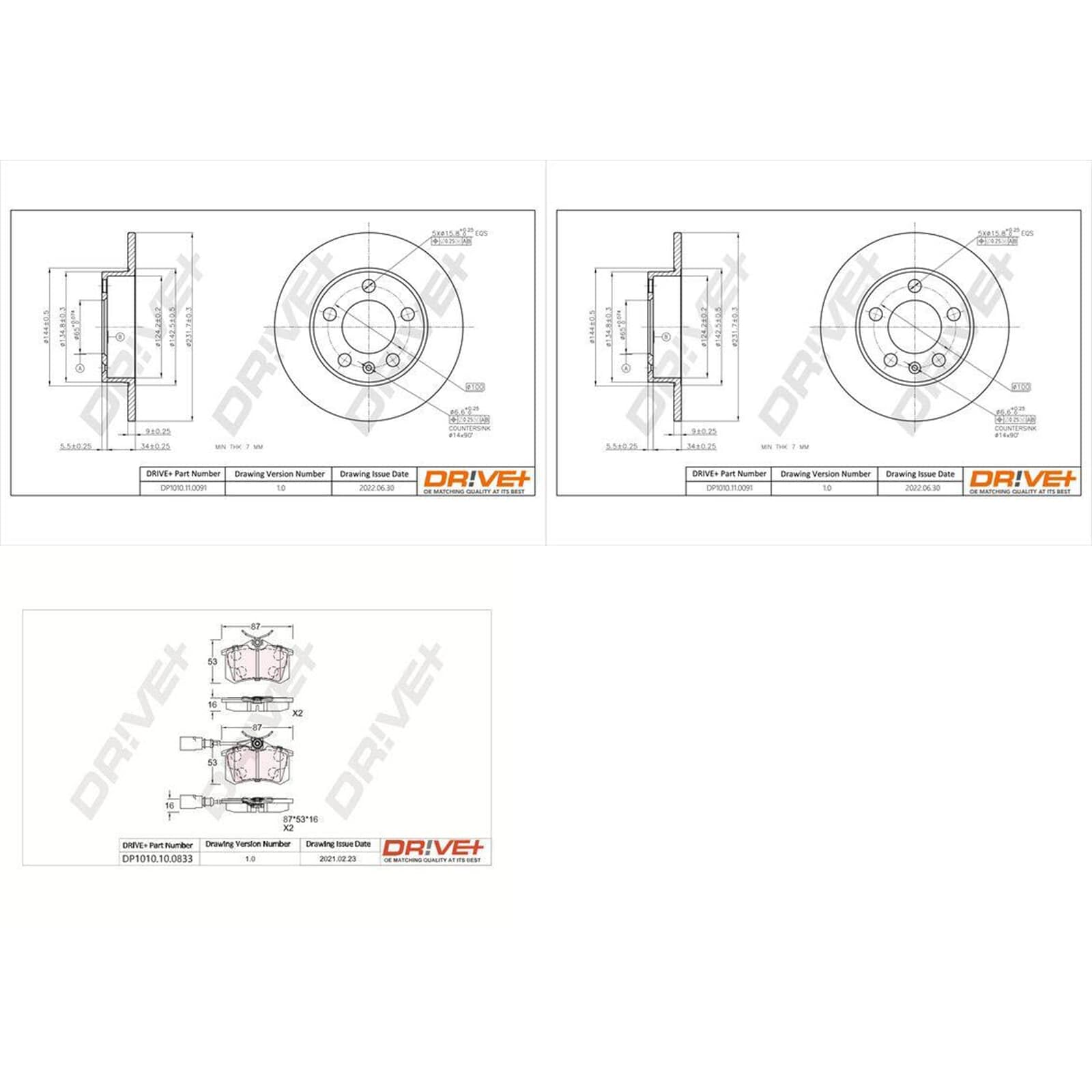 RAP BRAKES Bremsenset 345mm vorne passend für A4 B6 B7 8E 8H S4 quattro von BandelOne