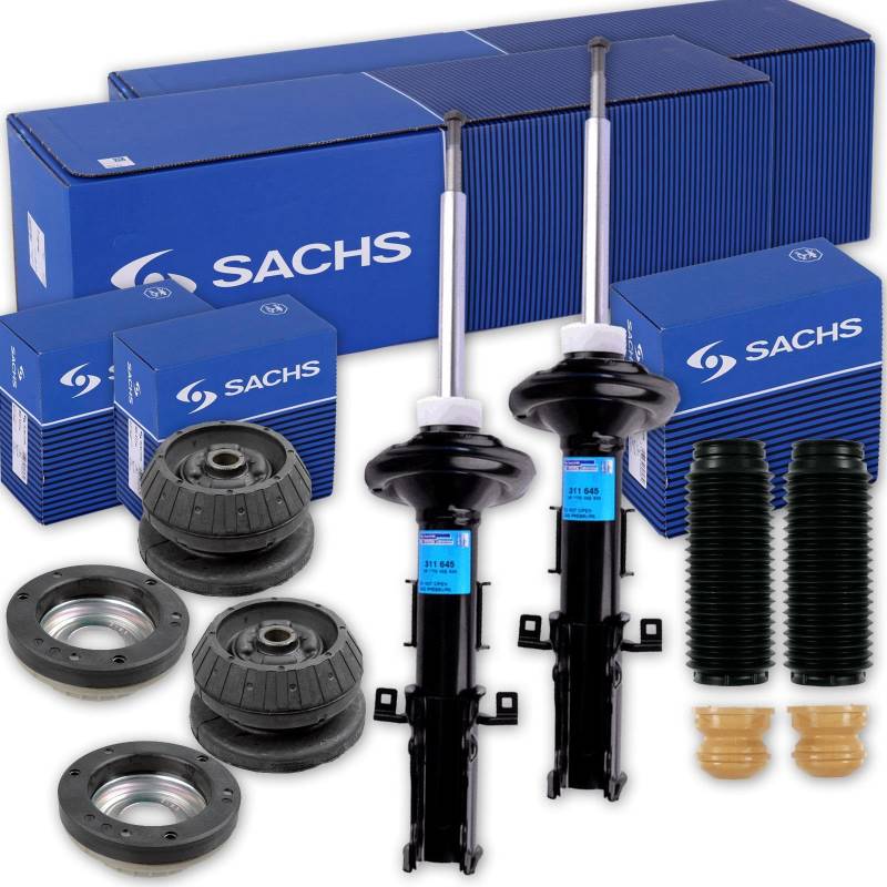 SACHS Stoßdämpfer + Domlager + Service-Kit vorne passend für Viano W639 von BandelOne