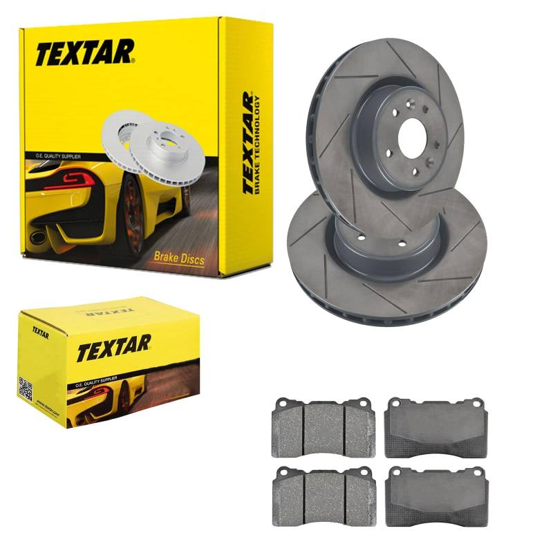 TEXTAR Bremsscheiben 340mm + Beläge vorne passend für Megane 3 RS von BandelOne