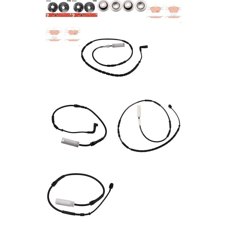 TRW Bremsscheiben + Beläge vorne + hinten passend für 1er nur E82 E88 von BandelOne