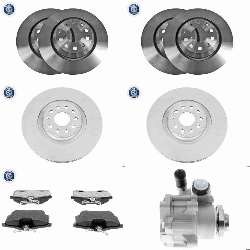 Vaico Bremsscheiben + Beläge vorne + hinten passend für Passat 3G B8 von BandelOne