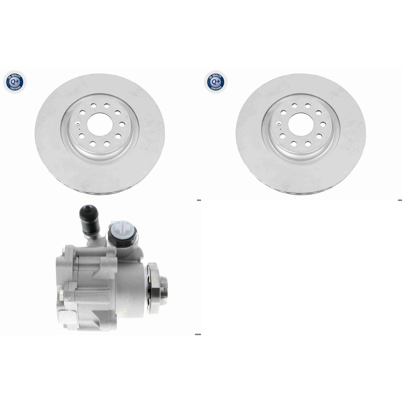 Vaico Bremsscheiben 340mm + Beläge vorne passend für Passat 3C B7 CC 358 357 von BandelOne