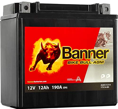 BANNER 512 14 Motorradbatterie Bike Bull, klein von Banner