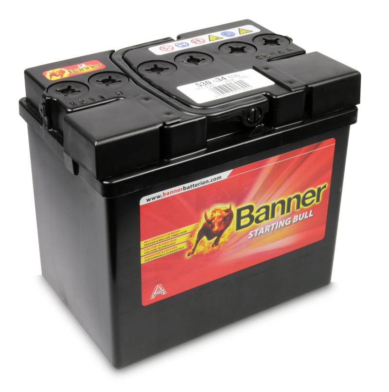 Banner 53034 Starting Bull 30Ah Autobatterie von Banner