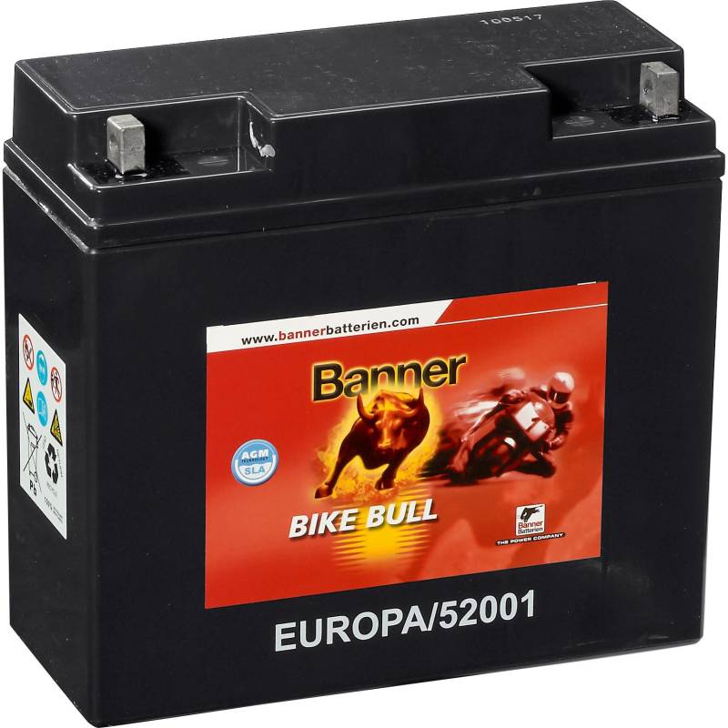 Banner Batterie Bike Bull GEL 52101, 12V, 19Ah (GT20H-3) von Banner