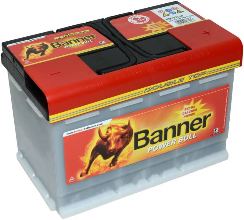 Banner Power Bull PROfessional P7740 Autobatterie 12V 77Ah von Banner