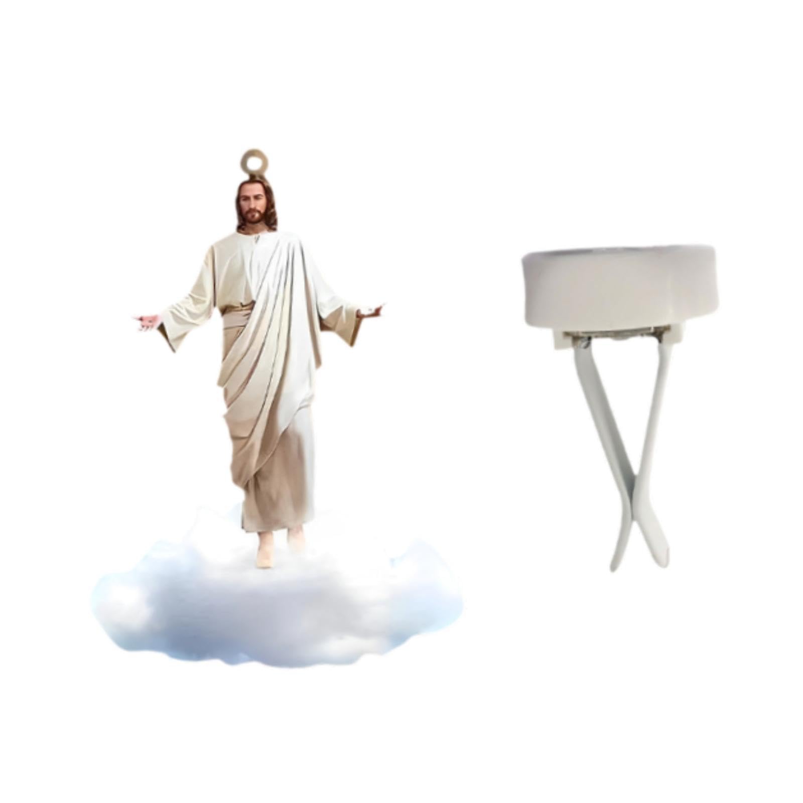 Baoblaze Autoentlüftungsclip Lufterfrischer Entlüftung Easy Installation Jesus Form 2D Ornament Car Accessoires für Geburtstage Office Lüfterentlüftung von Baoblaze