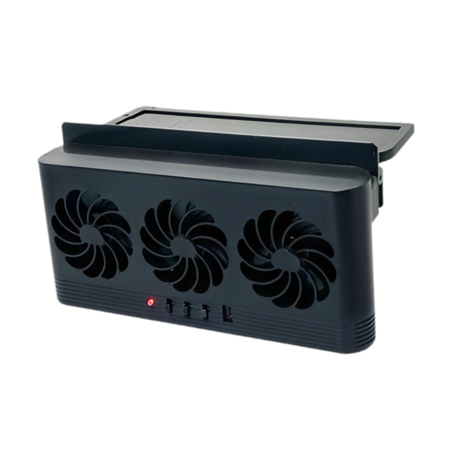 Baoblaze Autofenster -Abgase -Lüfter 5000 U/min Air Outlet Vent Lüfter Innenraum Zubehör SUV 3 Ventilat, Schwarz von Baoblaze