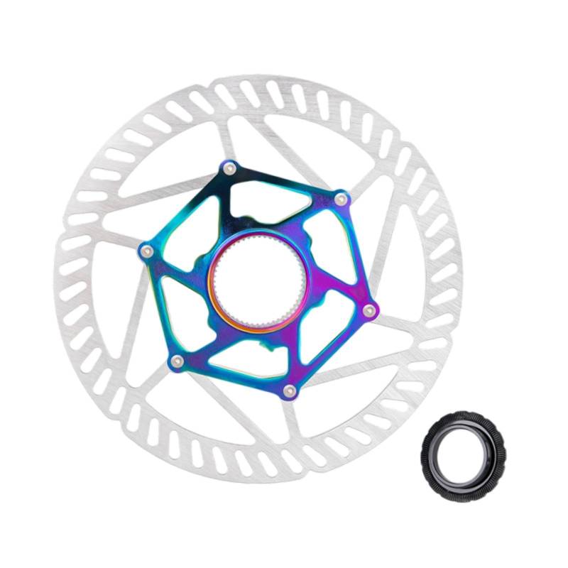 Baoblaze Fahrrad-Centerlock-Scheibenbremsscheibe, 16 cm Durchmesser, robustes Hohldesign, Zubehör, Ersatz-Centerlock-Fahrrad-Bremsscheibe von Baoblaze